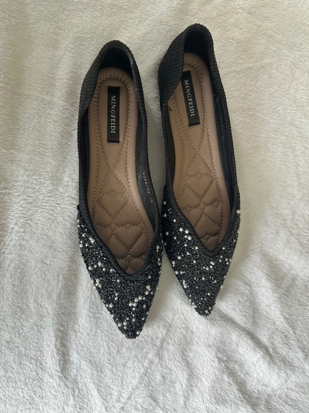 Pearl and Gem Ballet Flats
